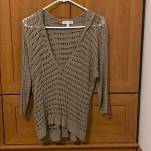 Army green hooded shirt